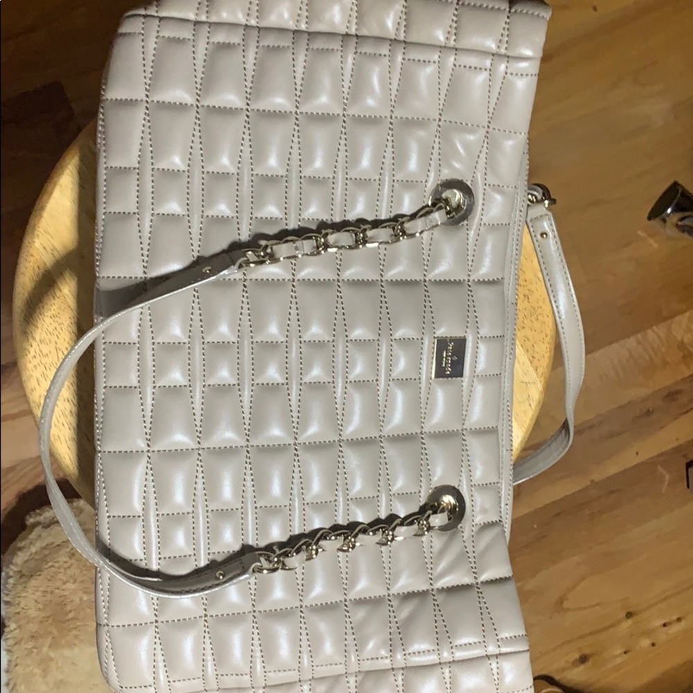 Kate Spade Taupe Shoulder/Tote Bag